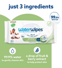 Load image into Gallery viewer, WaterWipes Sensitive Baby &amp; Toddler Wipes (60 Wipes)
