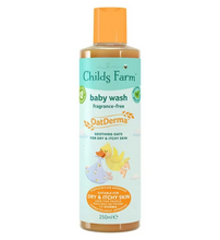 Load image into Gallery viewer, Childs Farm Oat Derma Baby Wash Fragrance-Free 250ml
