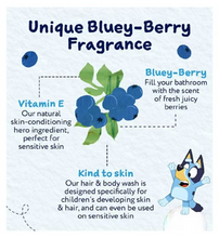 Load image into Gallery viewer, Childs Farm Hair &amp; Body Wash,  Bluey-Berry -250ml
