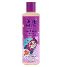 Load image into Gallery viewer, Childs Farm Hair &amp; Body Wash, Blackberry &amp; Apple -250ml
