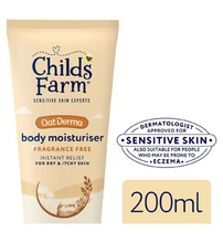 Load image into Gallery viewer, Childs Farm OatDerma Body Moisturiser Fragrance Free, 200ml
