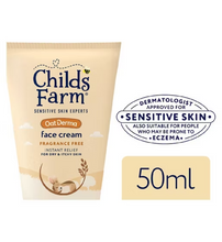 Load image into Gallery viewer, Childs Farm OatDerma Face Cream Fragrance Free, 50ml
