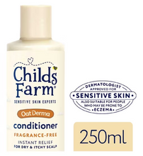 Load image into Gallery viewer, Childs Farm OatDerma Conditioner Fragrance Free, 250ml
