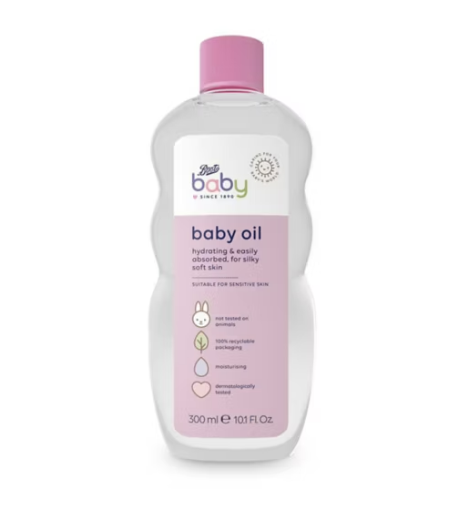 Boots Baby Oil, 300ml