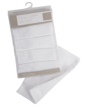 Load image into Gallery viewer, Mamas &amp; Papas Muslin Squares White - 5 Pack
