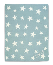 Load image into Gallery viewer, Mamas &amp; Papas Chenille Blanket - Blue Star
