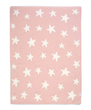Load image into Gallery viewer, Mamas &amp; Papas Chenille Blanket - Pink Star
