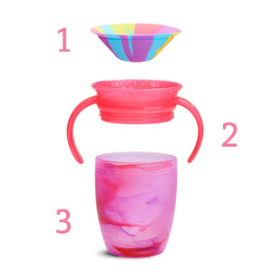 Munchkin Miracle 360° Tropical Swirl Trainer Sippy Cup, 207ml