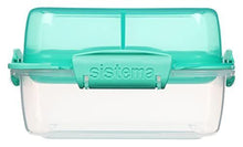Load image into Gallery viewer, Sistema Stackable Lunch Box, 1.24L -Teal
