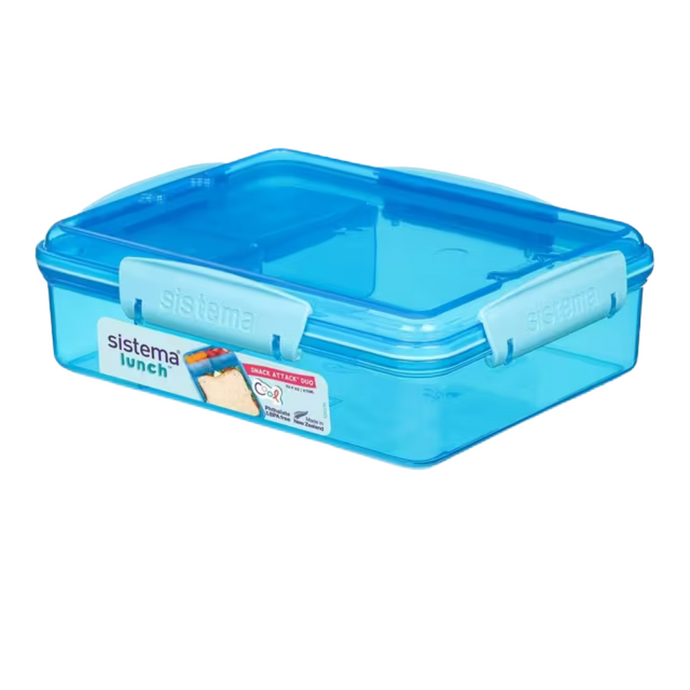 Sistema Snack Duo Box, 975ml -Blue