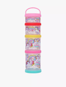 Smiggle Wild Side Large Snack & Stack Containers - Pink