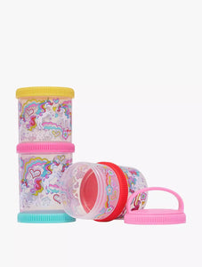Smiggle Wild Side Large Snack & Stack Containers - Pink