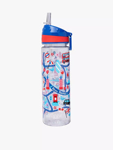 Smiggle Little London Drink Up Plastic Drink Bottle, 650Ml