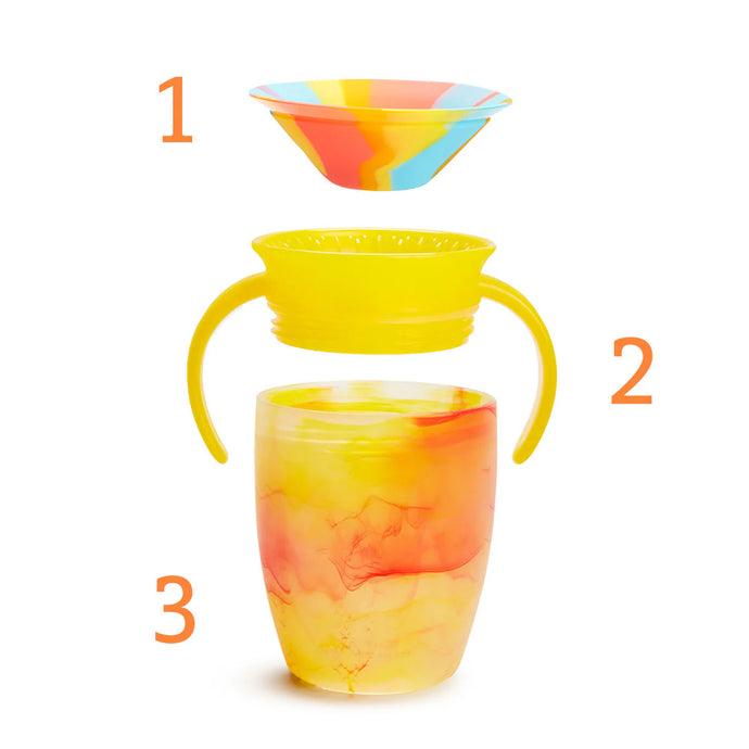 Munchkin Miracle 360° Tropical Swirl Trainer Sippy Cup, 207ml