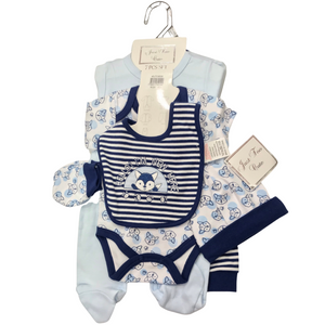 7 Piece Baby Gift Set, 0-3Months