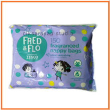 Load image into Gallery viewer, Fred &amp; Flo fragranced nappy bags 150pcs
