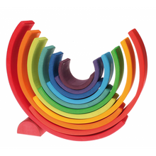 Load image into Gallery viewer, Grimms Rainbow 12 piece Tunnel, 2+Years
