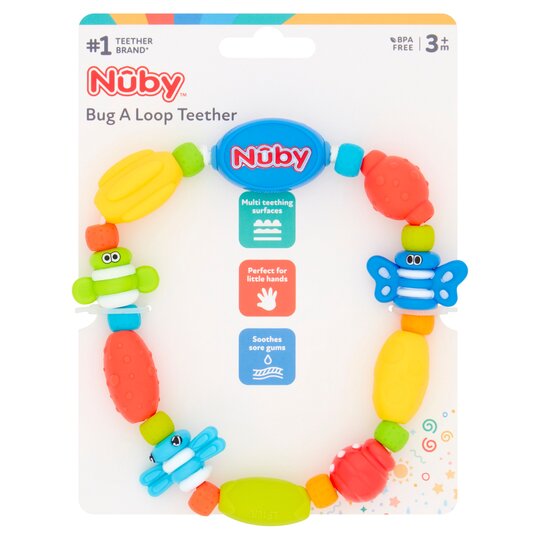 Nuby Bug A Loop Teether Bead, 3+Months – Tots Shoppe Kenya