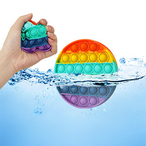 Rainbow Push Poppers Sensory Fidget Toys -Circle