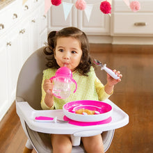 Load image into Gallery viewer, Munchkin Be Happy Toddler Dining Set (Pink), 18+months
