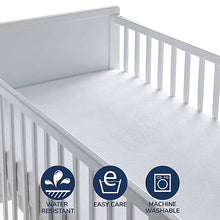 Load image into Gallery viewer, Silentnight Safe Nights Cot Bed Waterproof Mattress Protector - 70cm x 140cm
