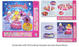 Cinderella with 30 Exciting Fairy Tale Sound Board Book - 3+ Years