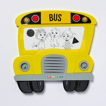 Load image into Gallery viewer, CoComelon Bus Shaped Magnetic Scribbler
