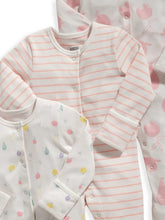 Load image into Gallery viewer, Mamas &amp; Papas Fruit Sleepsuits Set - 3 pack, 3-6 months
