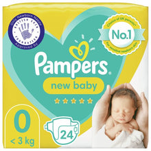 Load image into Gallery viewer, Pampers Premium Protection Size 0, 24pack, (3kg)
