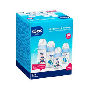 WeeBaby Classic Newborn Feeding Bottle Starter Set, Anti-colic
