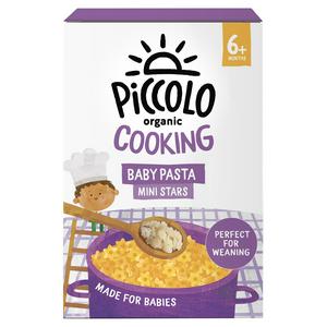 Piccolo Organic Cooking Baby Pasta Mini Stars 6+Months, 300g