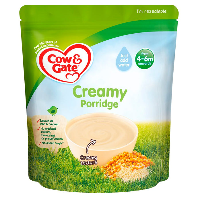Cow & Gate Creamy Porridge 4-6 Months, 125g