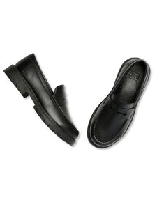 M&co Slip On Loafers, School Shoes - Black