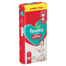 Load image into Gallery viewer, Pampers Baby Dry Pants Jumbo Pack Size 7 50 Nappies, (17+kg)
