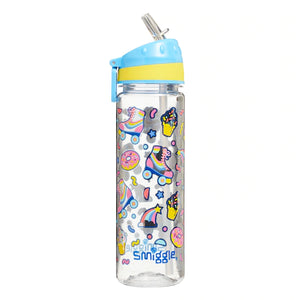 Smiggle Bright Side Drink Bottle, Blue, 650ml