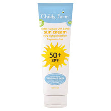 Load image into Gallery viewer, Childs Farm 50+Spf Sun Cream Fragrance Free, 100ml
