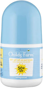 Childs Farm roll-on Sun Lotion, Fragrance Free, 50+spf, 50 ml