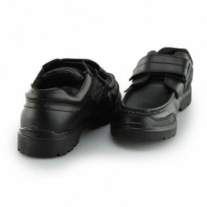 Macadam Boys Leather School Shoes Junior Black
