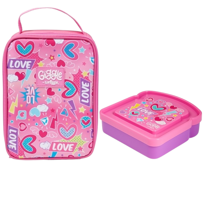 Giggle by Smiggle Lunchbox &  Lunchbox Container, Pink