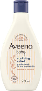 Aveeno baby soothing relief,emolient wash 250ml