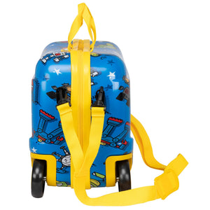 Star Wheelie Kids Suitcase - Blue