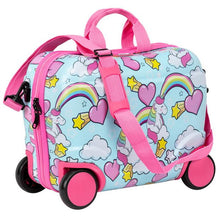 Load image into Gallery viewer, Star Wheelie Kids Suitcase - Pink
