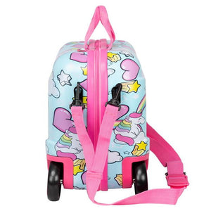 Star Wheelie Kids Suitcase - Pink