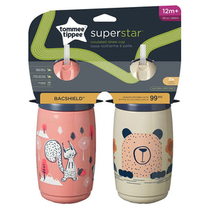 Tommee Tippee Superstar Insulated Straw Cup 266ml, 12months+