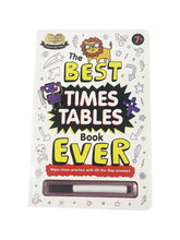 Load image into Gallery viewer, The Best Times Tables Book Ever, Wipe-Clean Workbook, 7+Years
