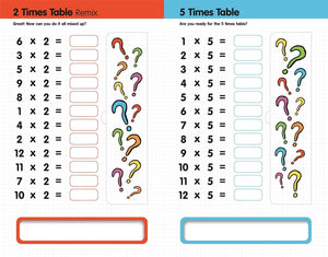 The Best Times Tables Book Ever, Wipe-Clean Workbook, 7+Years