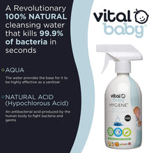 Load image into Gallery viewer, Vital Baby Aquaint Sanitising Water 500ml
