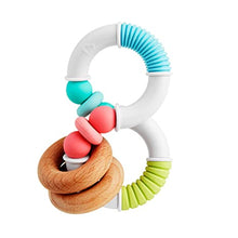 Load image into Gallery viewer, Munchkin Sili Twisty Bendable Baby  Toy, Silicone and Wooden Teether 3+Months
