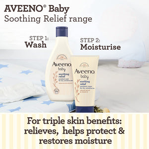 Aveeno baby soothing relief,emolient wash 250ml