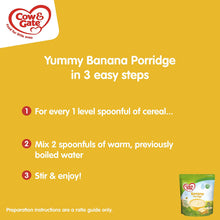 Load image into Gallery viewer, Cow &amp; Gate Banana Porridge, 4-6+Months, 125g
